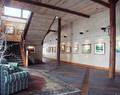 Lobby/Gallery / Trestlewood II "Salty Fir" Poles and Circle-Sawn Lumber