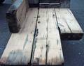 Resawn Oak Timbers (after)