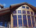 Windows / Rustic Redwood Siding