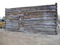 Hand Hewn Log Stack
