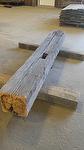 bc# 149780 - 9x9 x 4.75' Hand-Hewn Mantel, Unfinished - 32.06 bf