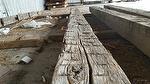 bc# 126390 - 6x7 x 11' Hand-Hewn Oak Timbers - 38.50 bf