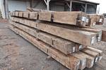 Pressure Washed Hand-Hewn Timbers (For Texas Customer)