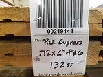 bc# 219141 - .72" x 6" Cypress Picklewood T&G Lumber - 132.50 sf - 2'+