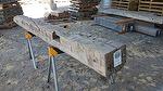 bc# 230485 - 8.5x8.5 x 9.79' Hand-Hewn Mantel, Unfinished - 58.94 bf -       