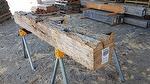 bc# 230487 - 8.5x9 x 6.98' Hand-Hewn Mantel, Unfinished - 44.50 bf -       