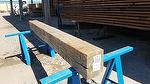 bc# 228005 - 6.5x8 x 7' Hand-Hewn Mantel, Unfinished - 30.33 bf