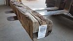 bc# 228003 - 7x8 x 5' Hand-Hewn Mantel, Unfinished - 23.33 bf
