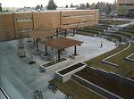 Trestlewood Canopy on BYU-Idaho Campus - Trestlewood II Reclaimed Timbers and Lumber - Rexburg, Idaho