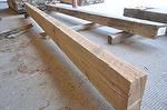 bc# 132690 - 3.5x10 x 12.17' TWII Weathered Mantel, Unfinished - 35.50 bf - Salty Fir