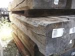 bc# 58610 - 10x10 x 8' WeatheredBlend Timbers - 66.67 bf - beveled edges