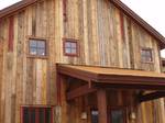 Barnwood  Siding Brown with Red Accent--Colorado / Colorado project brown & red barnwood siding mixed with red barnwood