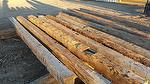 Hand Hewn Oak Timbers for Customer Review
