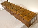 SOLD - bc# 83823 - 7.25x9.25 x 4.02' Hand-Hewn Mantel, Processed - 22.47 bf - Beech
