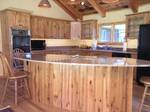 Antique Oak Kitchen Cabinets, Timbers and Ceiling - Salmon, Idaho