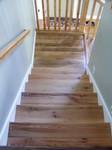 Picklewood Oak Stairtreads / Picklewood Oak stairtreads with tannery oak landing