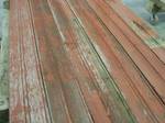 7" As-Is Faded Red Shiplap with Bead / This siding has been sorted and is sold as-is.