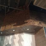 White Oak End Grain Tiles from 4x6 Blocks Installed in Restaurant