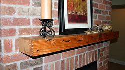 Reclaimed Douglas Fir Finished Mantels