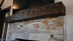 Hand-Hewn Finished Mantels