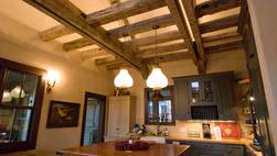 Hand-Hewn Oak Timbers