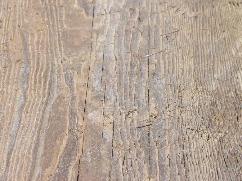 Pressure washed DF / Barnwood Brown Rough (2 x 14 DF)--Close up