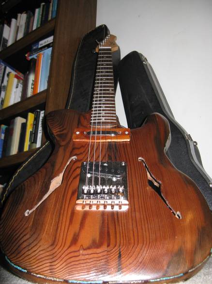 Redwood guitar Body / Made from Redwood Picklewood Bottoms