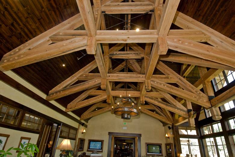 Old Greenwood Interior Trusses / TWII Trusses (Golf Clubhouse)