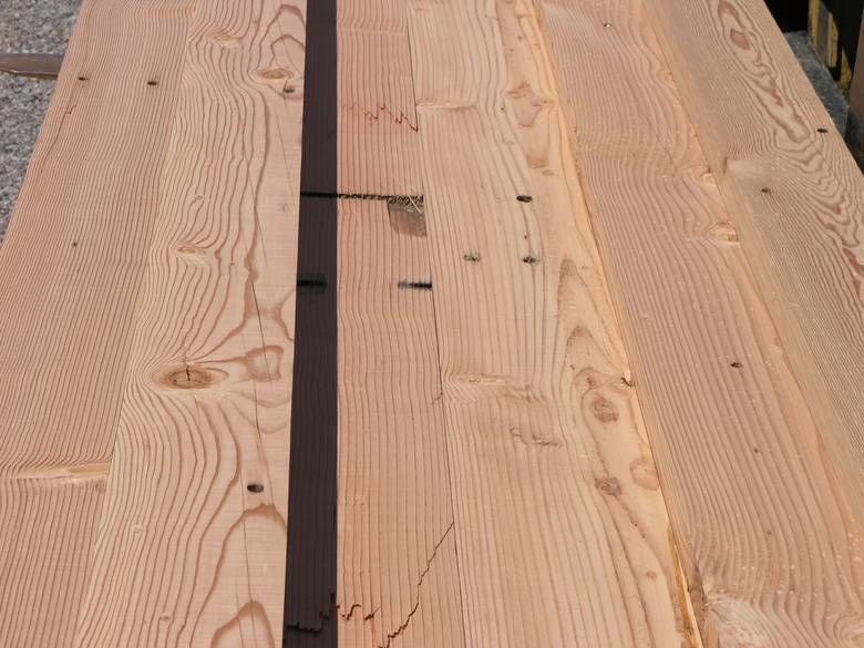 S4S Douglas Fir Timbers / Close-Up