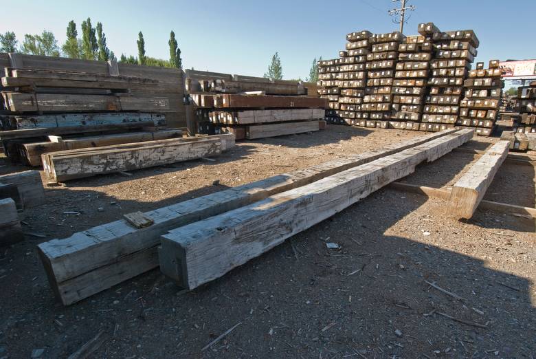 Hand-Hewn Oak Timbers / 11 x 11 x 38' and 10 x 12 x 40' Hewn Oak