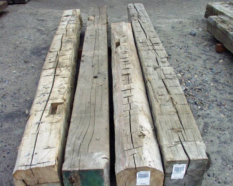 Hand Hewn Timbers / Shorter timbers, few pockets