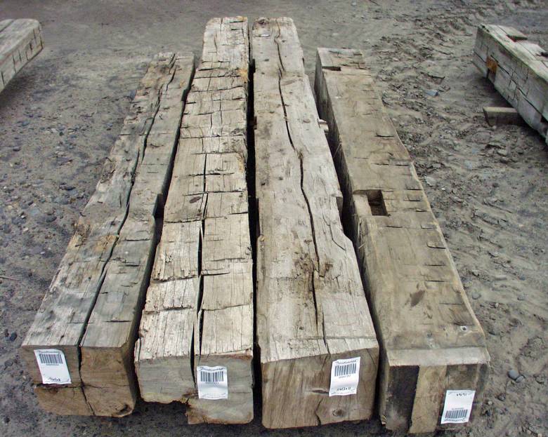 Hand Hewn Timbers / Shorter timbers, few pockets