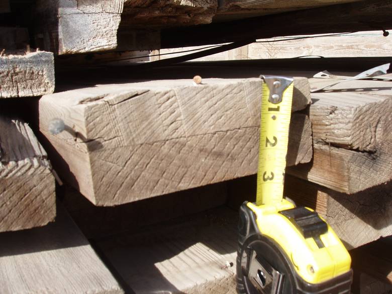Redwood Staves / These redwood staves are laminated in thickness and have finger joints in the length