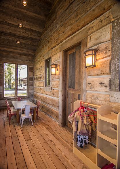 Hand-Hewn Skins and Antique Mixed Barnwood 
