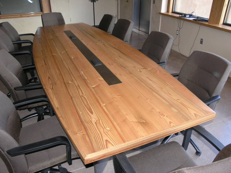 Trestlewood II "Salty Fir" Lumber conference table