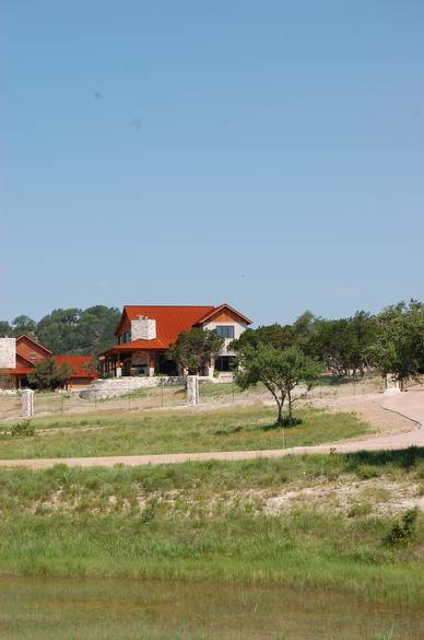 Exterior Setting of Blanco, Texas Ranch House