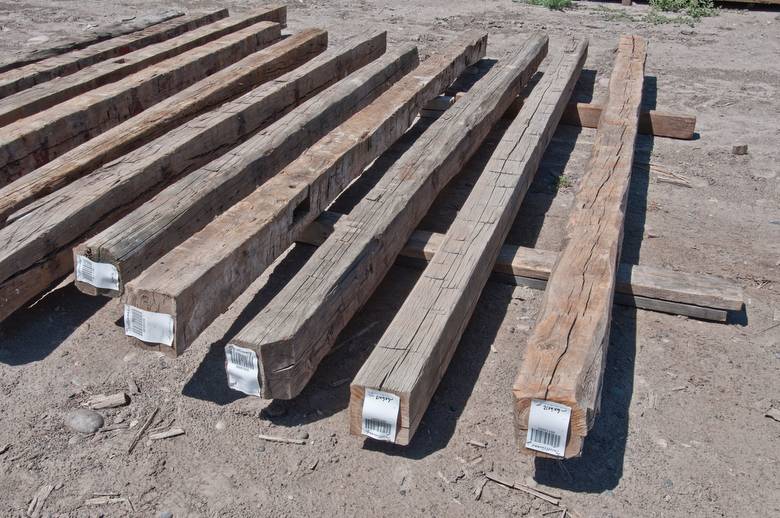 timbers for approval--6 x 6
x 10-12' Hand-Hewn Timbers
