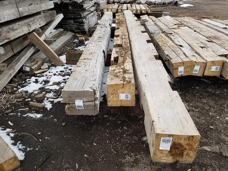 Ridge Beam Options (3 timbers to choose 2)