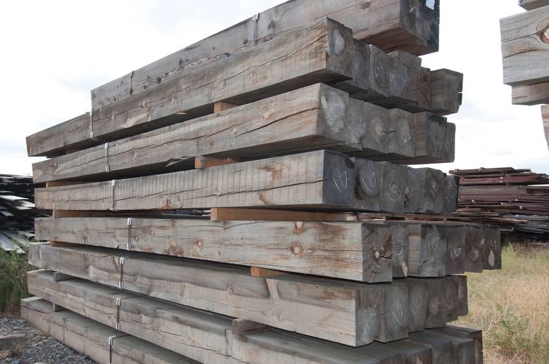 Primarily 8 x 10 x 16' Weathered Rescued Timbers