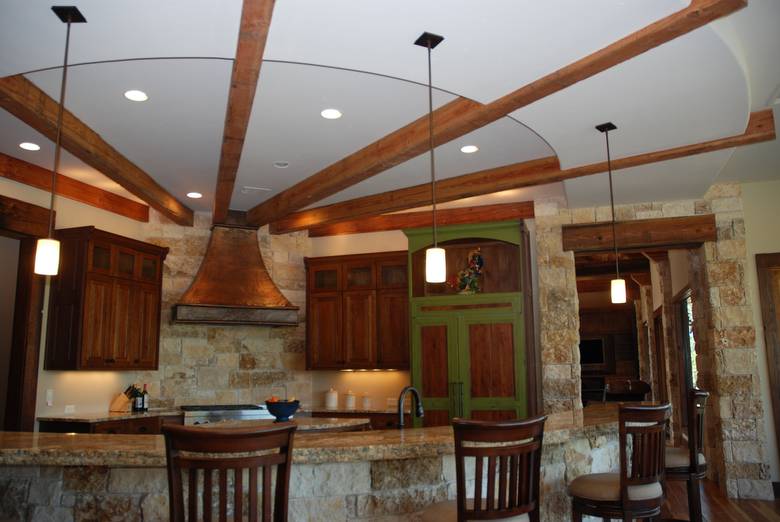 TWII C-S Timbers in Texas Kitchen