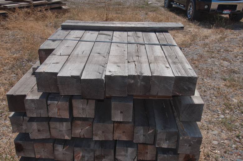 Nominal 6 x 6 x 4-4'11" DF Weathered