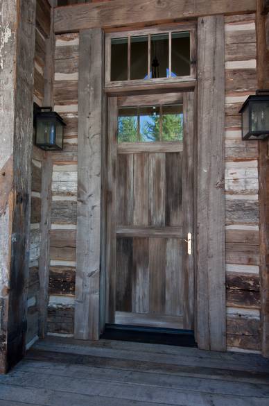 Door Constructed with Barnwood