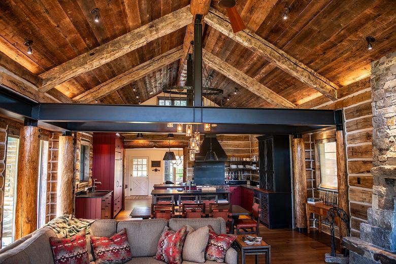 Hand-Hewn Timbers and Antique Barnwood