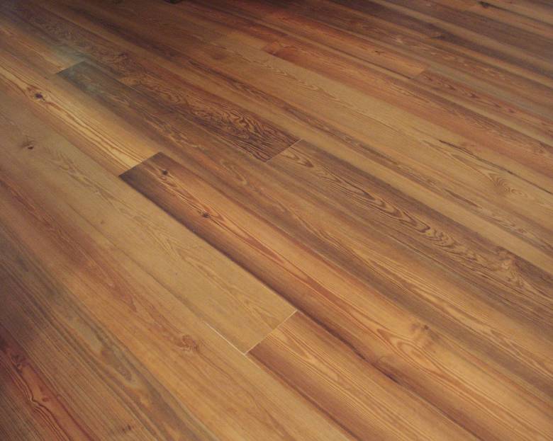 Blackfoot Office / River-Recovered Heart Pine T & G Flooring