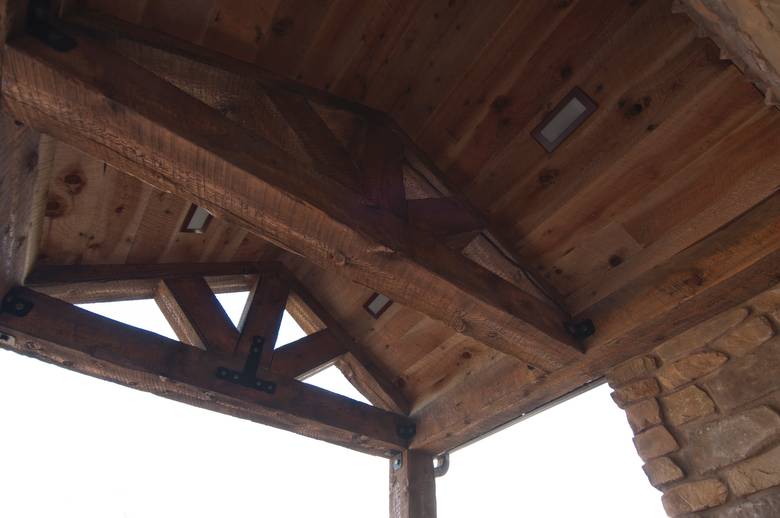 Rescued DF Timbers and Harbor Fir T & G Ceiling