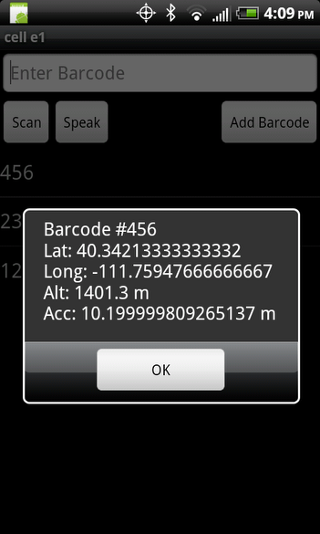 Barcode View option