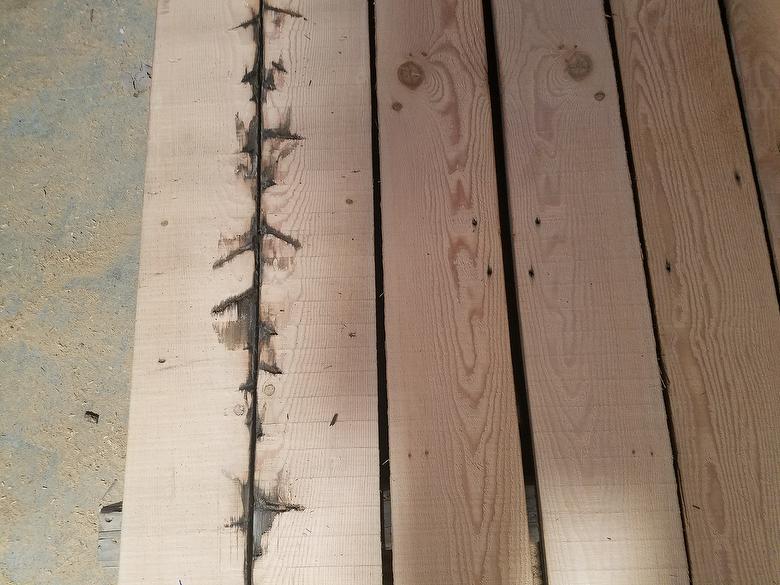 Processed from 1 1/2" x 5 1/4" Smooth Barnwood