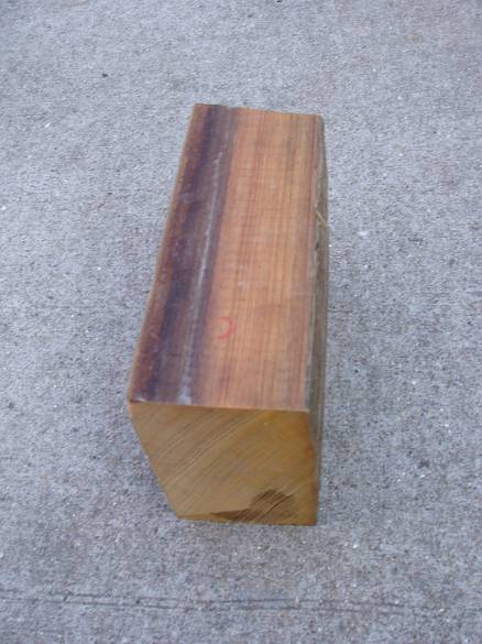 Cypress Picklewood Sample / Shows weathered side