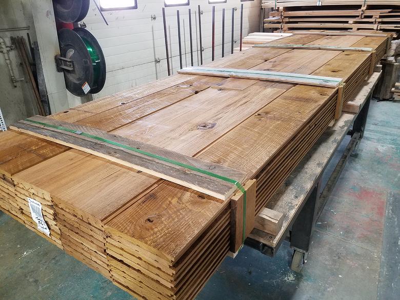8.5" ThermalBrown Shiplap Lumber