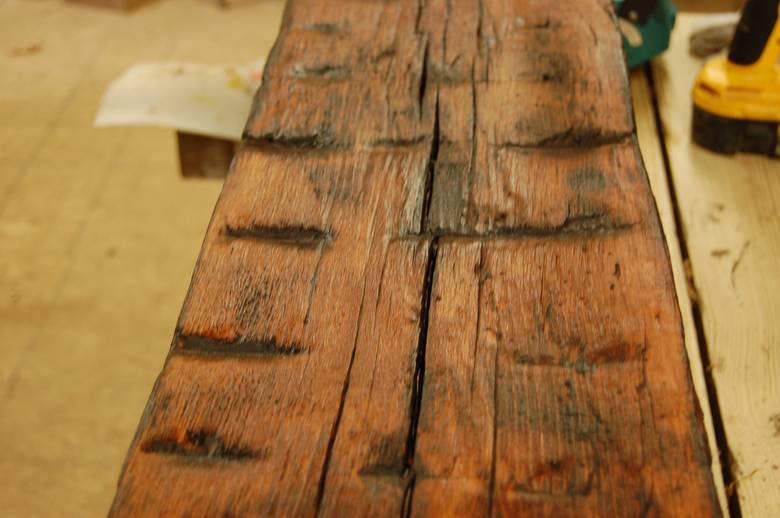 Beech Timber Sample with Teak wax.